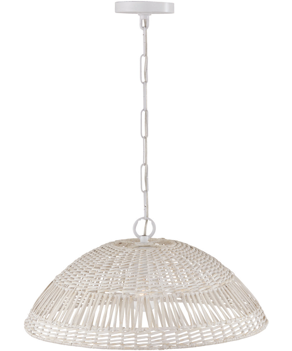 Naomi 1-Light Pendant Chalk White