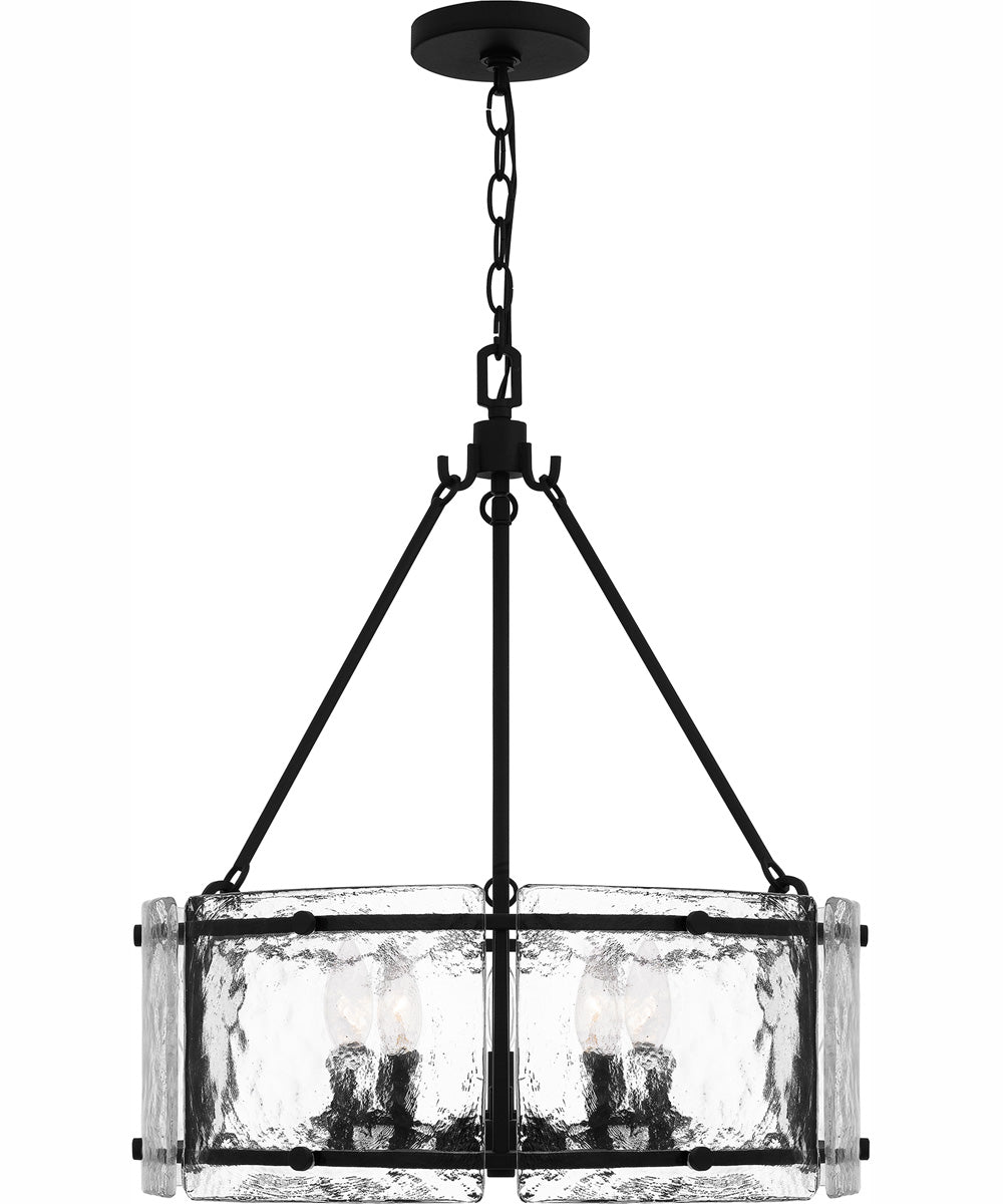 Fortress 5-light Pendant Earth Black