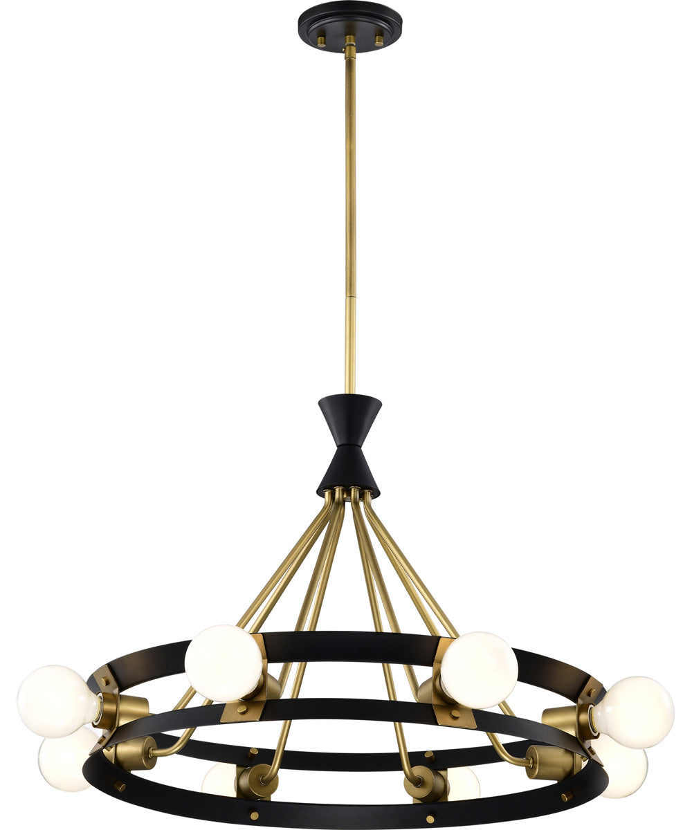 Marsden 8-Light Chandelier Matte Black
