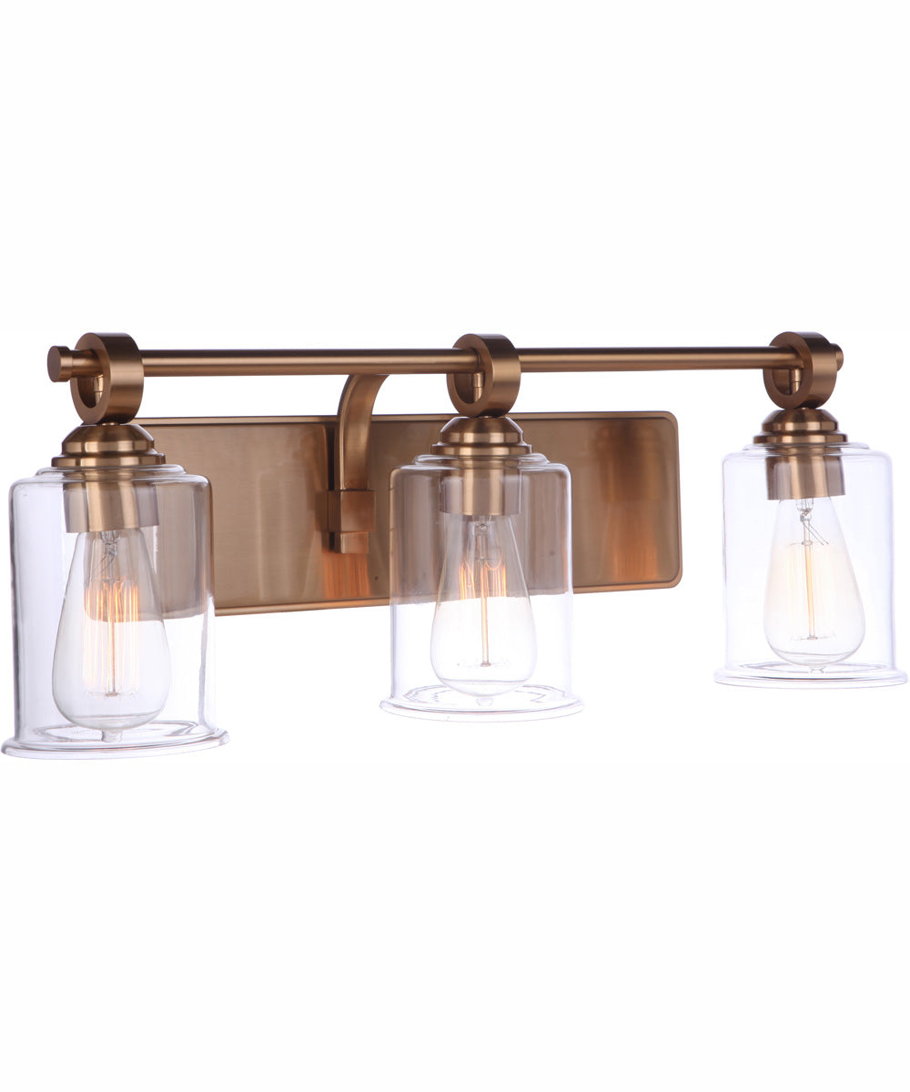 Romero 3-Light Vanity Satin Brass