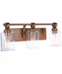 Romero 3-Light Vanity Satin Brass