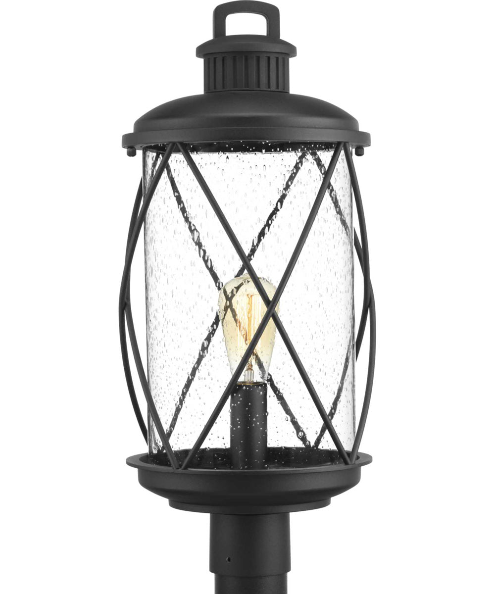 Hollingsworth Post Lantern Textured Black