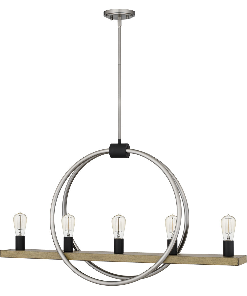 Sterling 5-light Island Light Brushed Nickel
