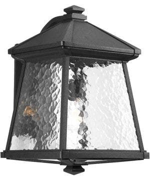 Mac 1-Light Large Lantern Textured Black
