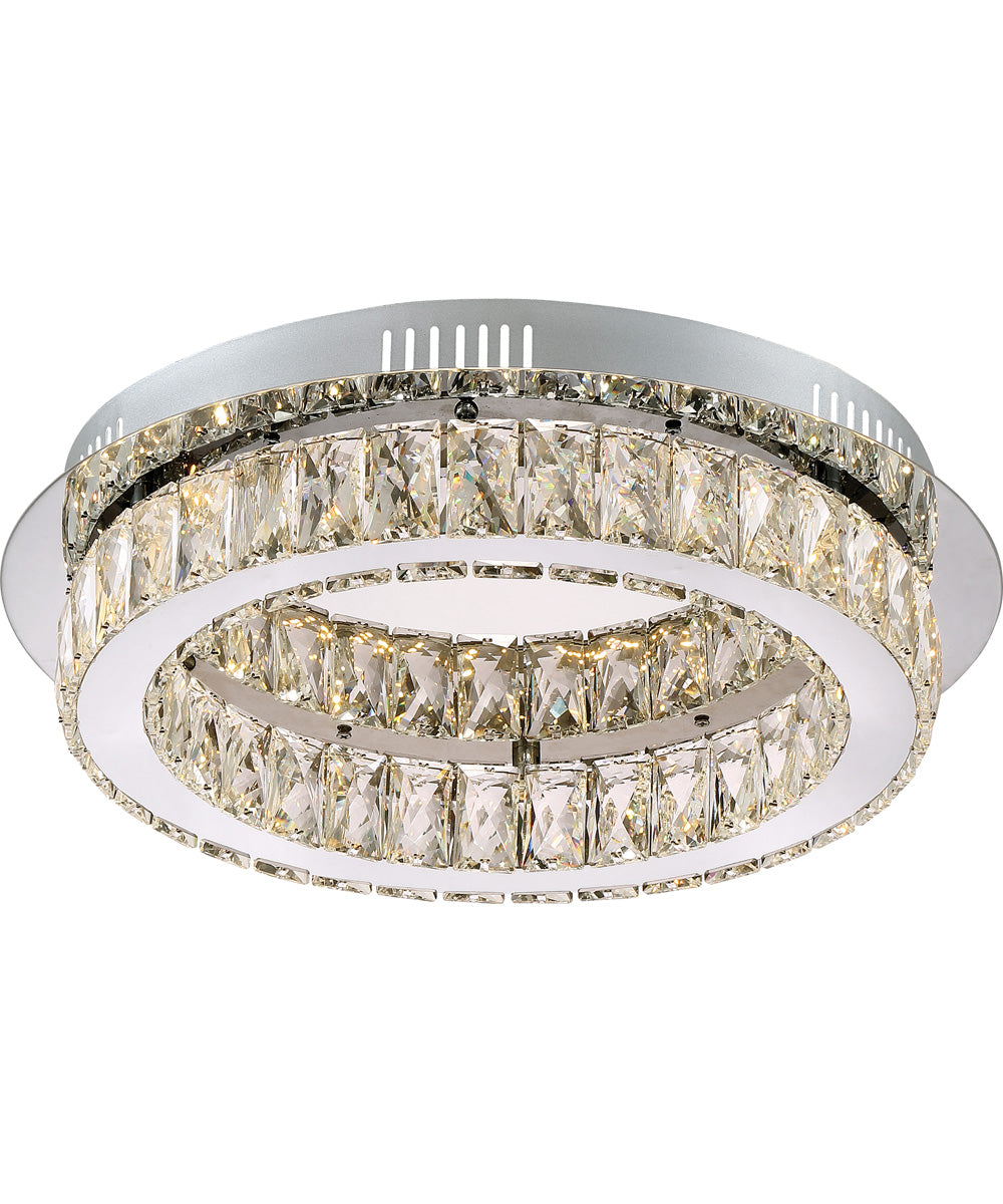 Embrace Large Flush Mount Polished Chrome