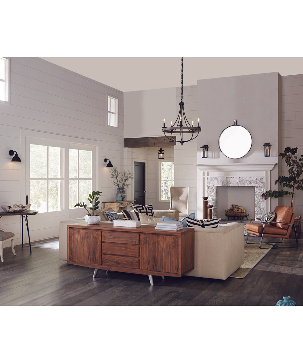 Gulliver 5-Light Coastal Chandelier Light Graphite