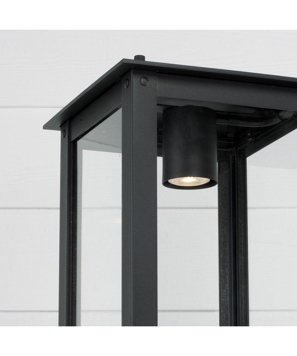 Hunt 1-Light Outdoor Post-Lantern Rain or Shine - Black
