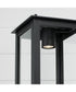 Hunt 1-Light Outdoor Post-Lantern Rain or Shine - Black