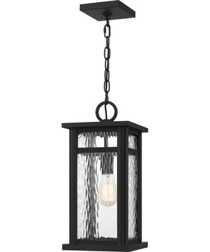 Moira Large 1-light Outdoor Pendant Light  Coastal Armour Steel Earth Black