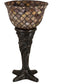 15"H Tiffany Fishscale Mini Lamp