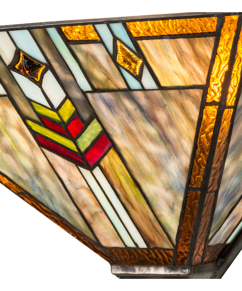 16"W Prairie Wheat Wall Sconce