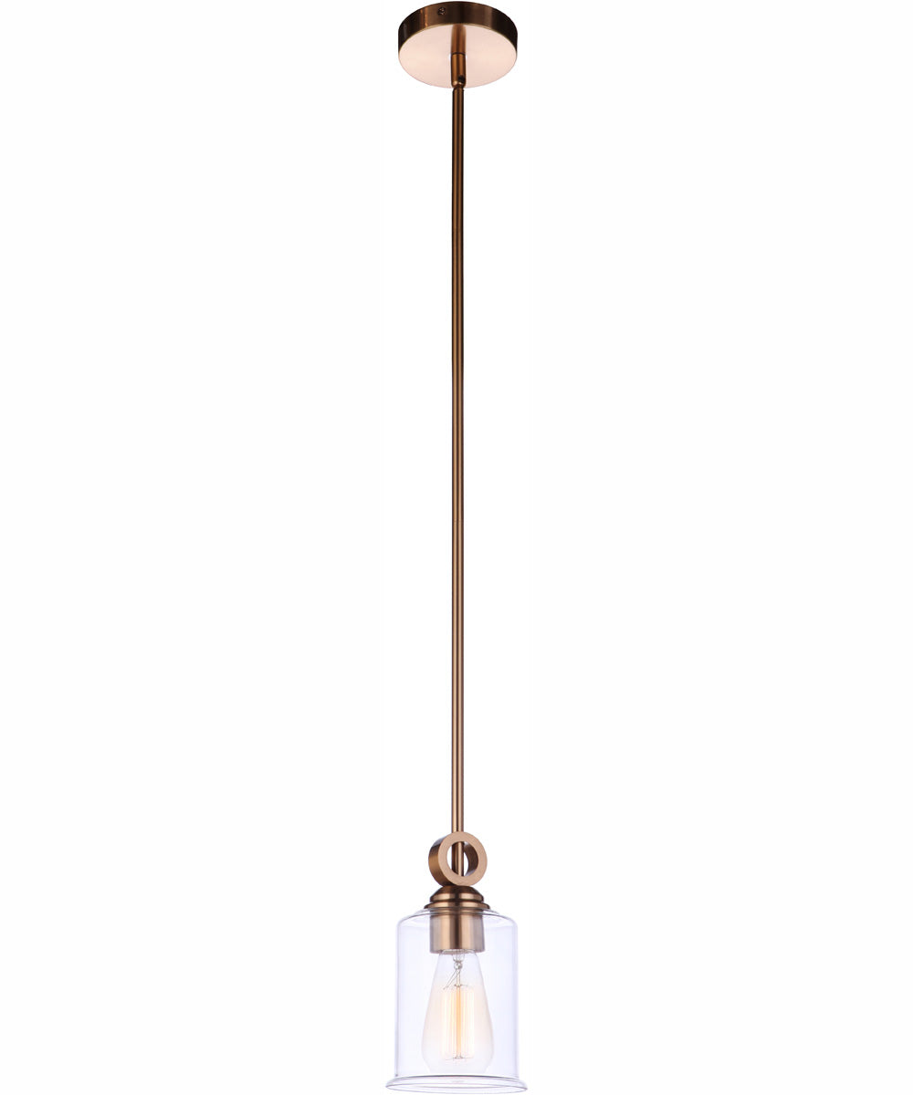Romero 1-Light Mini Pendant Satin Brass