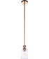 Romero 1-Light Mini Pendant Satin Brass