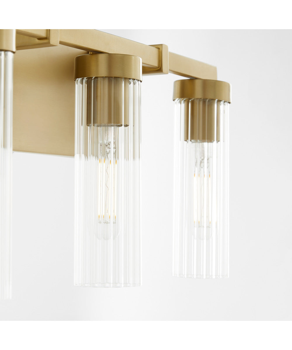 Kilbey 3-light Bath Vanity Light Aged Brass
