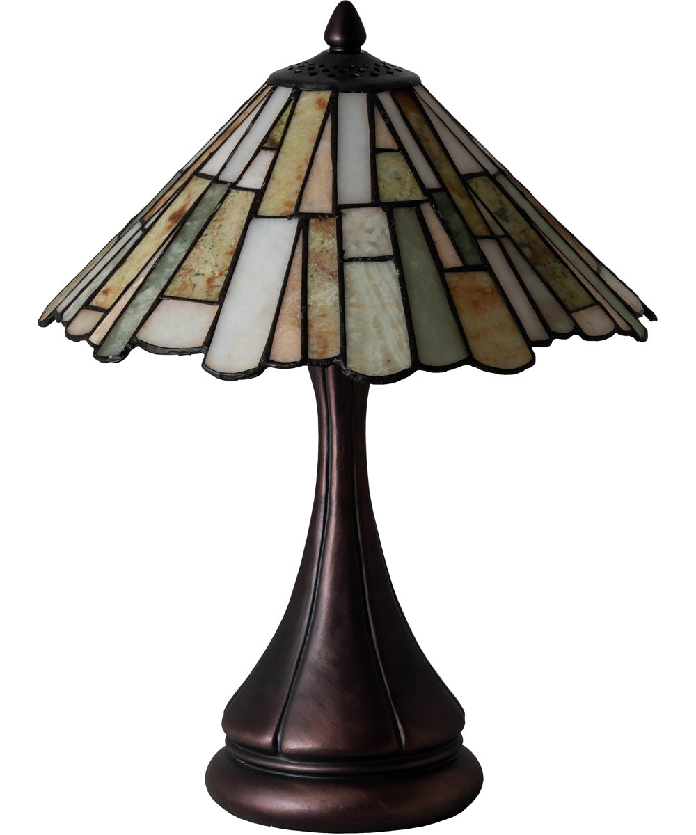 17"H DeLighta Jadestone Accent Lamp