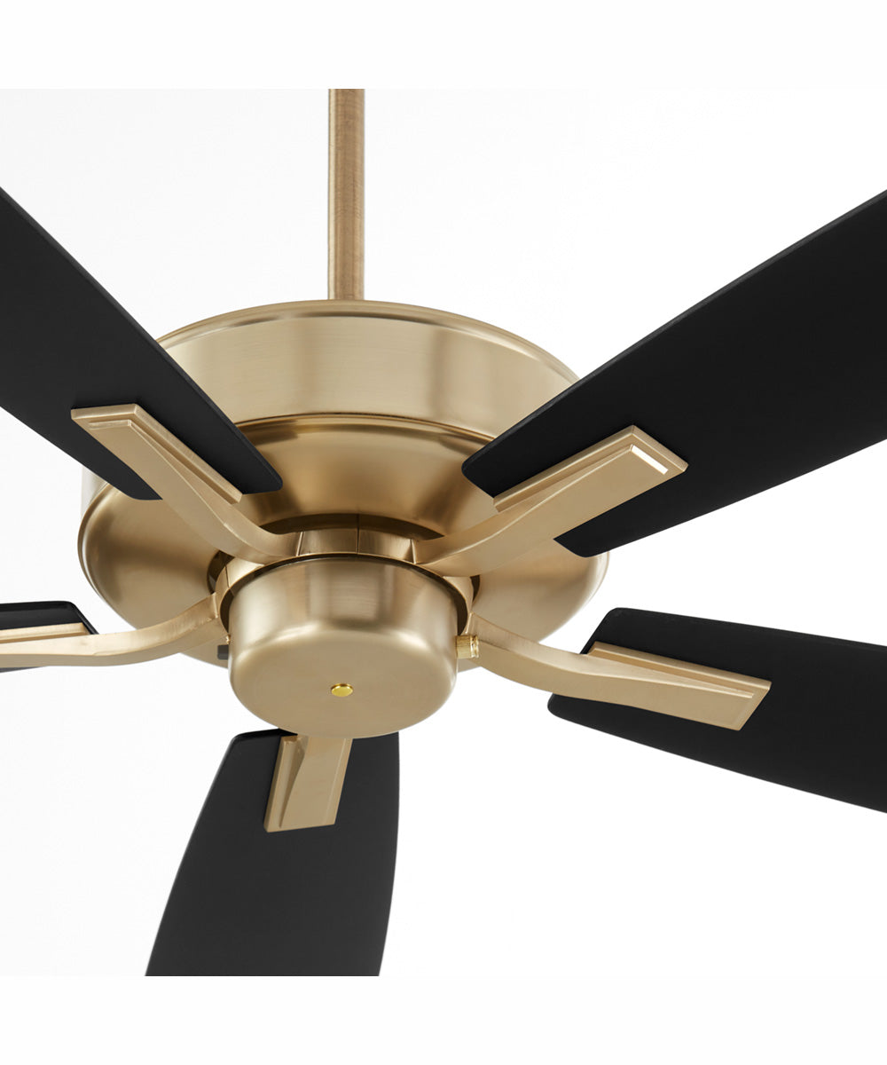 52" Ovation Ceiling Fan Aged Brass