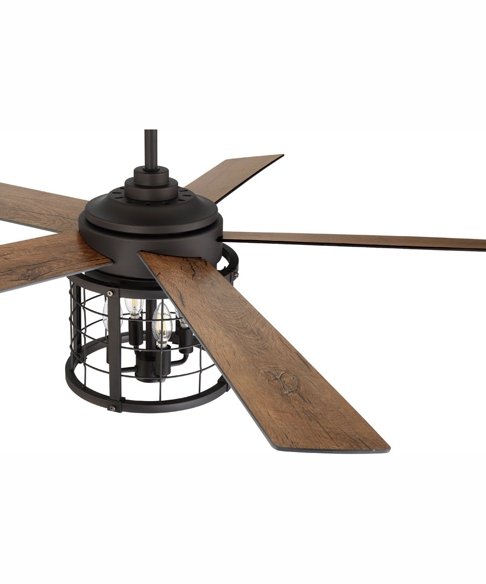 56" Nicolas 4-Light Ceiling Fan Espresso