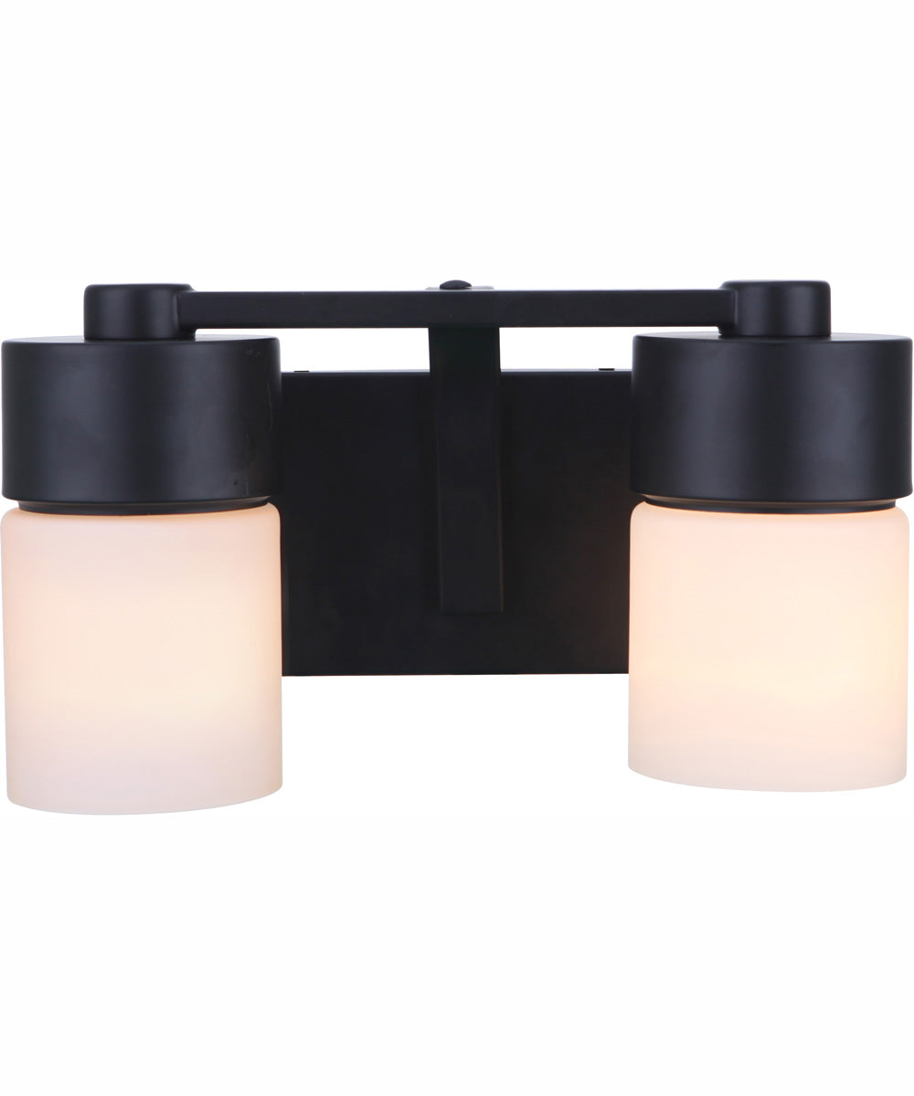 District 2-Light Vanity Flat Black