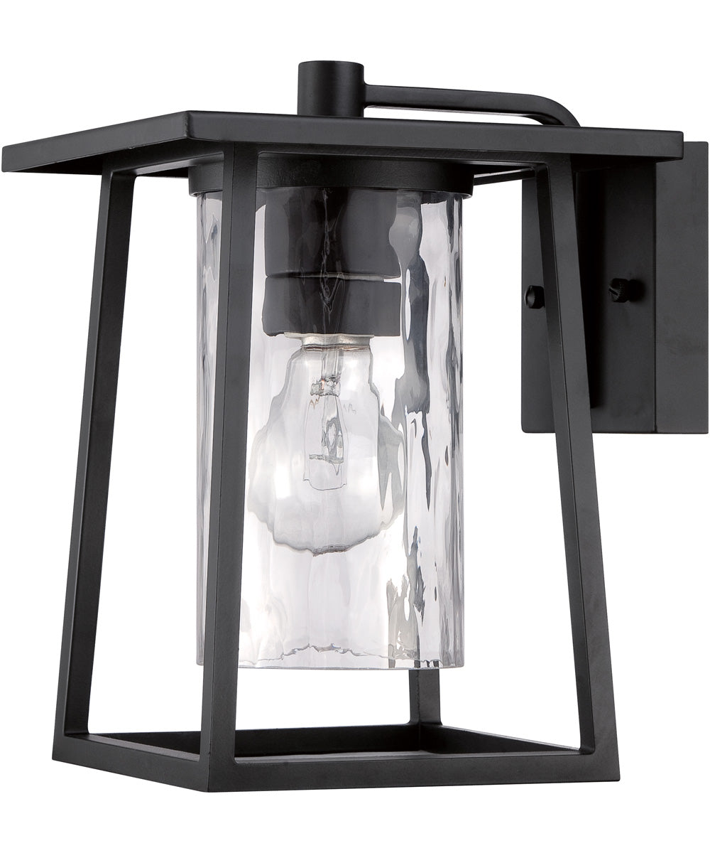 Lodge Medium 1-light Outdoor Wall Light Mystic Black