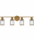 Isla Extra Large 4-light Bath Light Weathered Brass