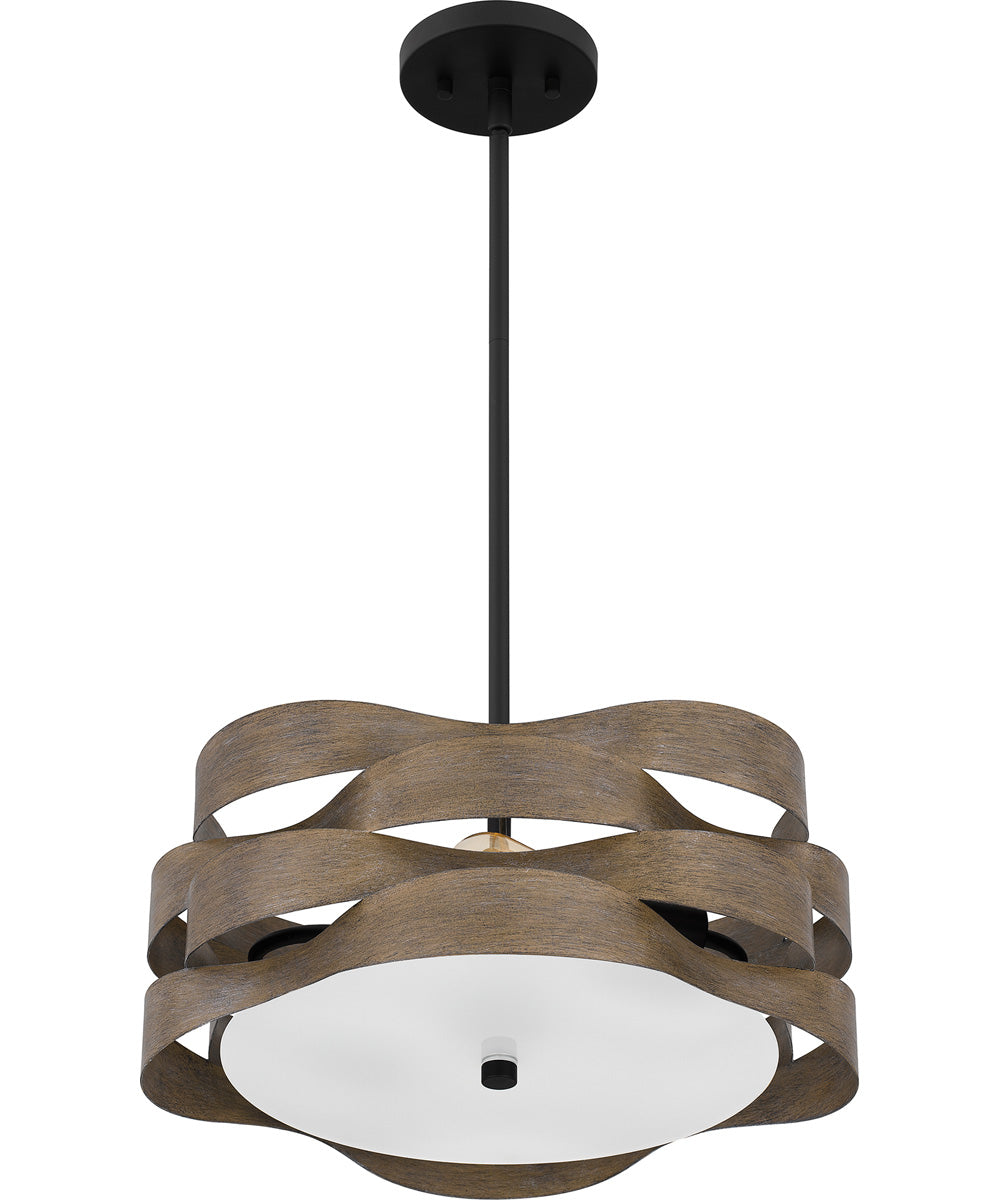 Appleton Large 2-light Pendant Matte Black