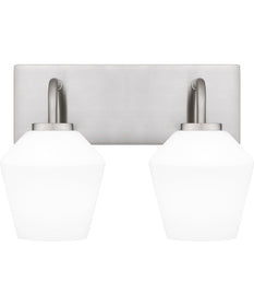 Nielson Medium 2-light Bath Light Brushed Nickel
