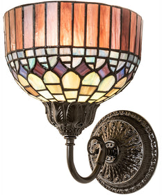 8" Wide Tiffany Candice Wall Sconce