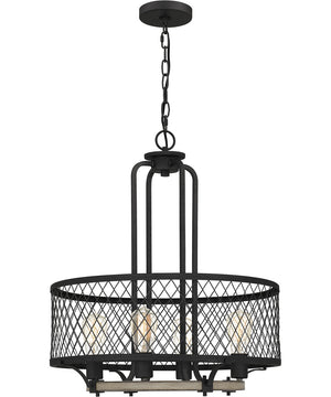 Benton 4-light Pendant Distressed Iron