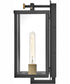 Catalina 1-Light Medium Wall Mount Lantern in Black