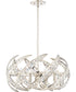 Crescent 6-light Pendant Polished Nickel