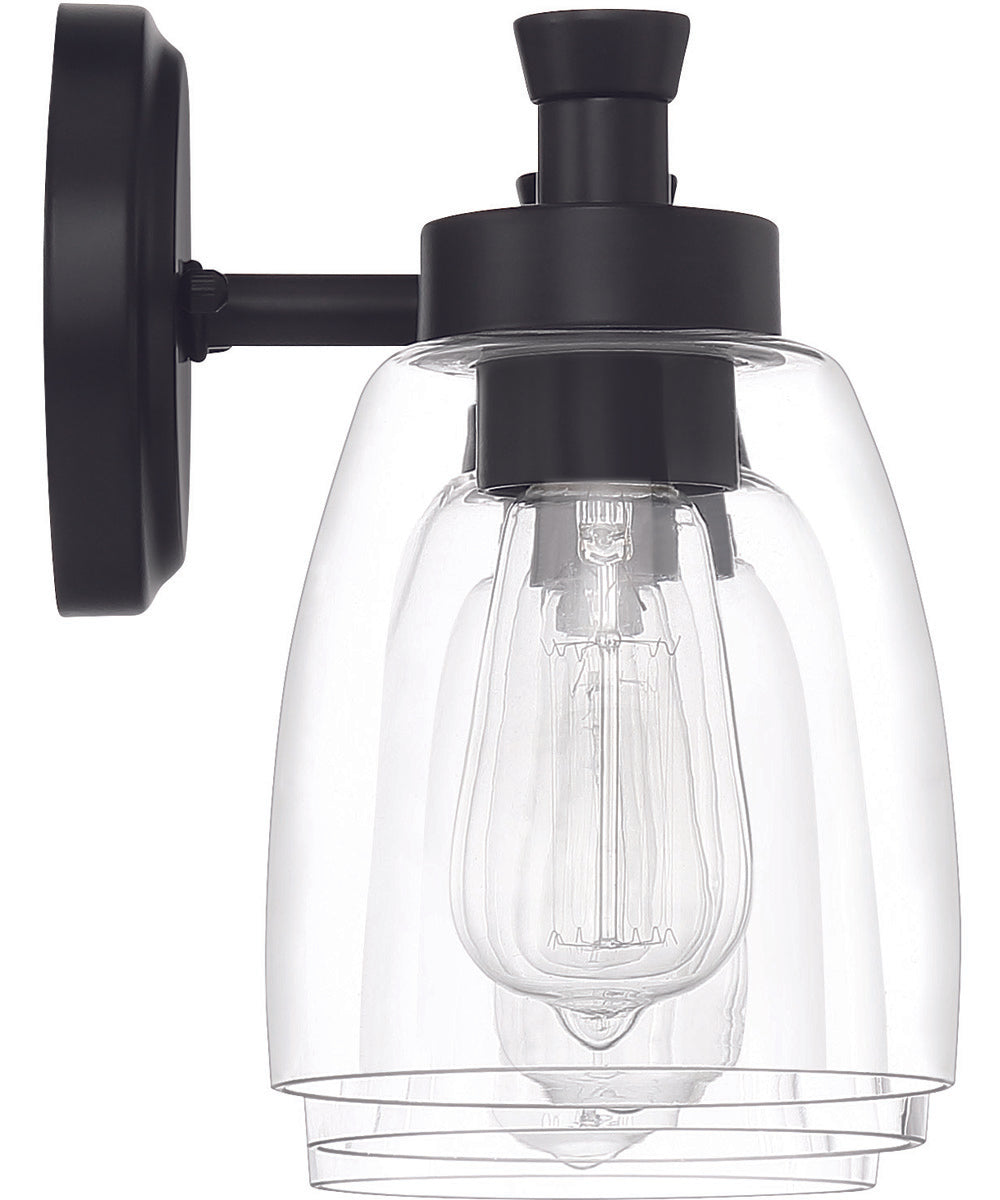 Henning 3-Light Vanity Flat Black