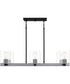 Caldwell 6-light Island Light Matte Black