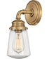 Fritz 1-Light Single Light Vanity in Heritage Brass