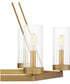 Valens 6-light Chandelier Aged Brass