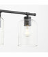 Tribute 3-light Bath Vanity Light Matte Black
