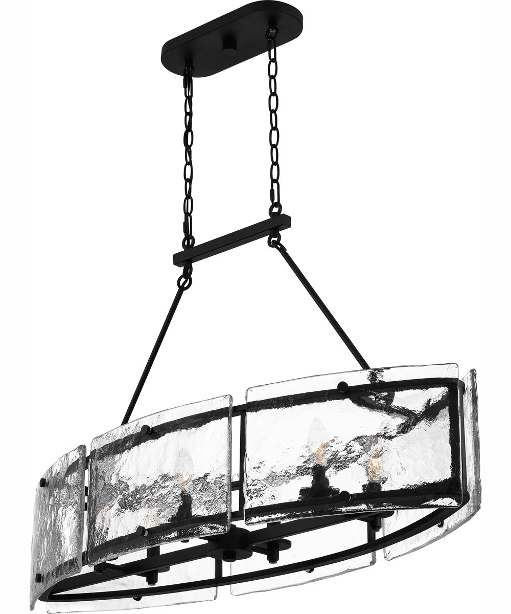 Fortress Medium 6-light Island Light Earth Black