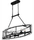 Fortress Medium 6-light Island Light Earth Black