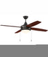 52" Phaze 4 Blade 2-Light Ceiling Fan Espresso