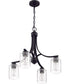 Bolden 4-Light Chandelier Flat Black
