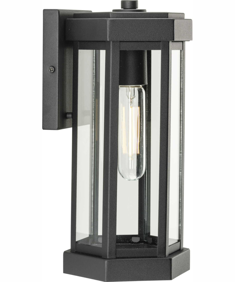Ramsey Modern Farmhouse Outdoor Small Wall Lantern Textured Black