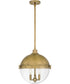 Perrine 3-light Pendant Weathered Brass