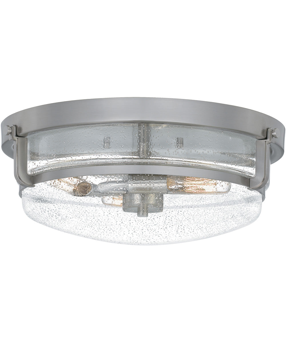 Copernicus 3-light Flush Mount Brushed Nickel