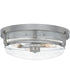 Copernicus 3-light Flush Mount Brushed Nickel