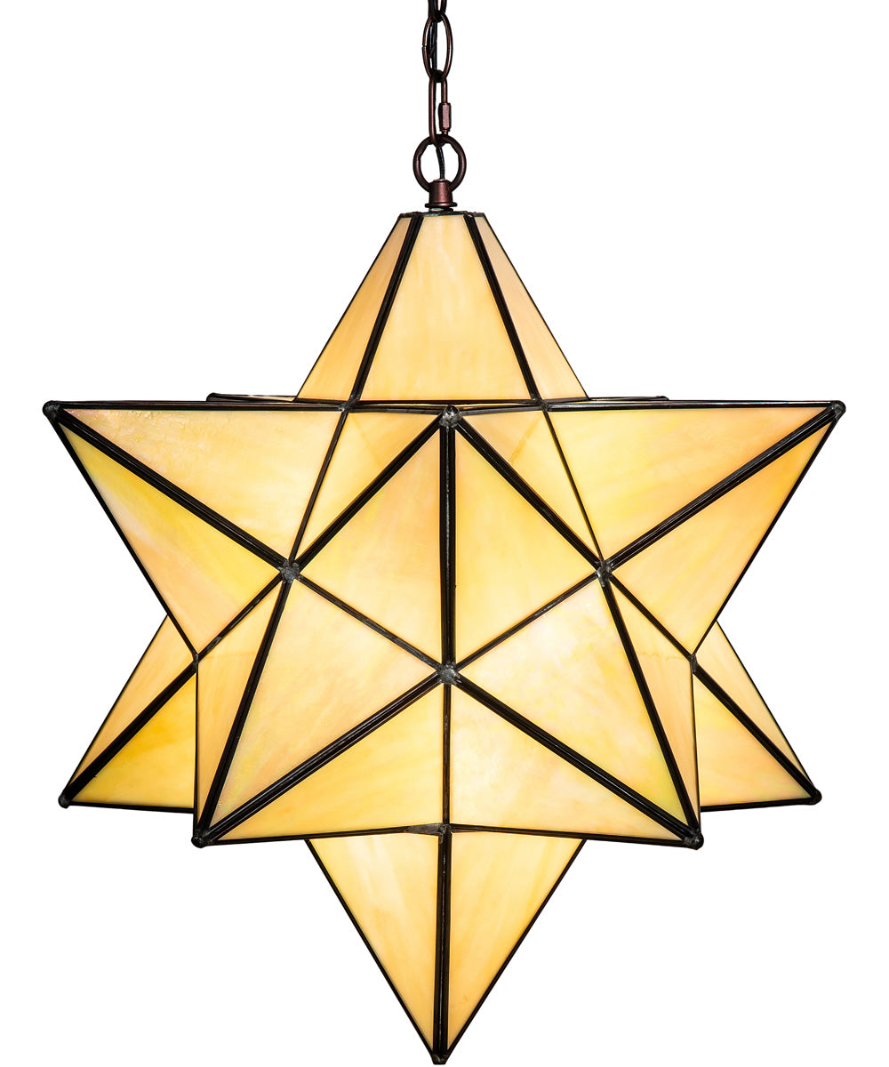 18"W Moravian Star Pendant