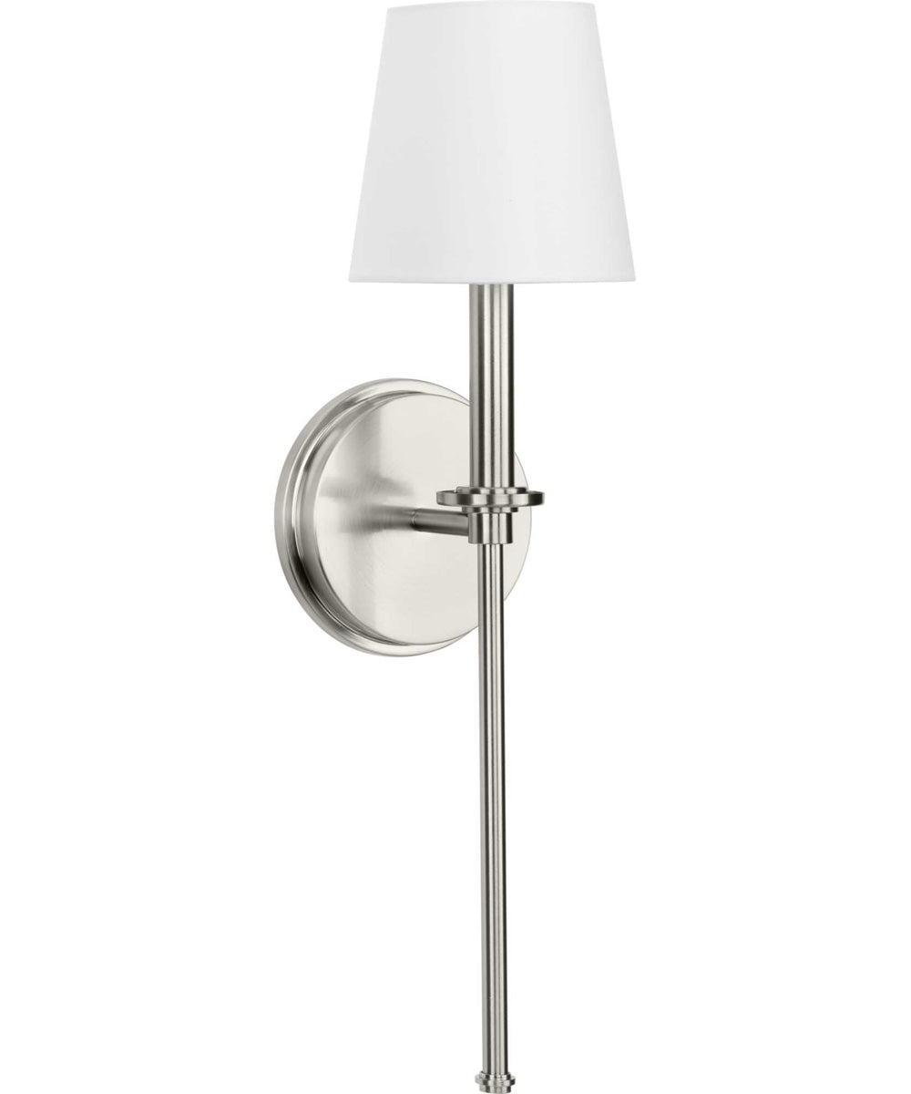 Elara 1-Light New Traditional Wall Light Brushed Nickel