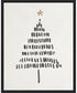Framed Modern Christmas Tree II by Nina Blue Canvas Wall Art Print (23  W x 28  H), Sylvie Black Frame