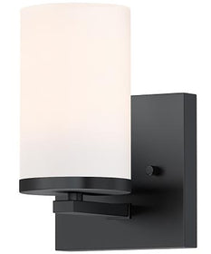 Lateral 1-Light Bath Vanity Black