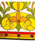 30"H x 20"W Picadilly Stained Glass Window