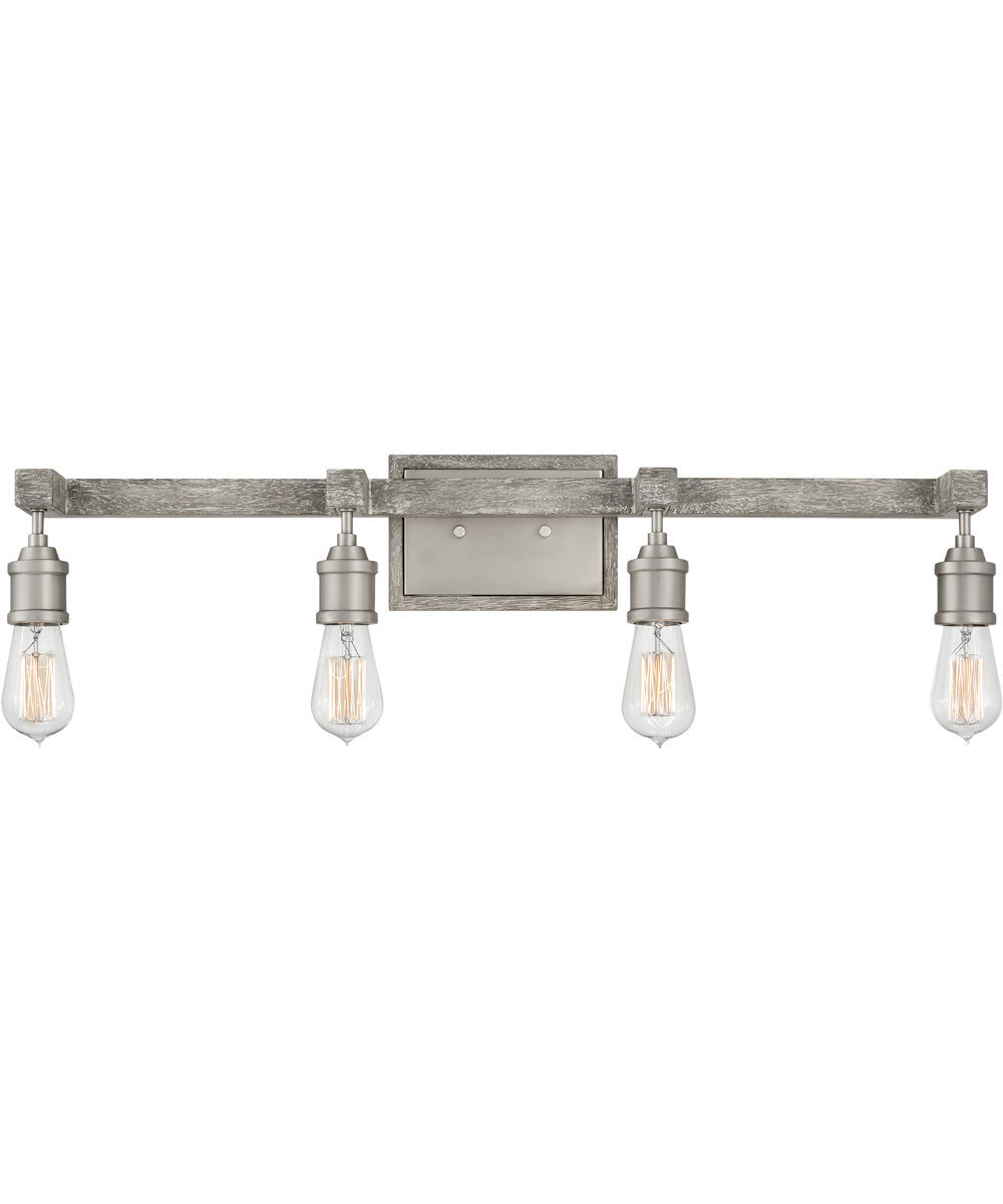 Denton 4-Light Vanity in Pewter