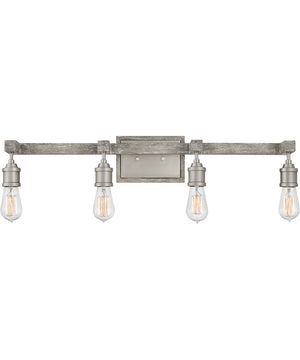 Denton 4-Light Vanity in Pewter